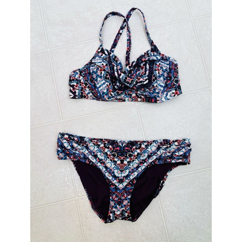 Athleta Multicolor Patterned Bikini